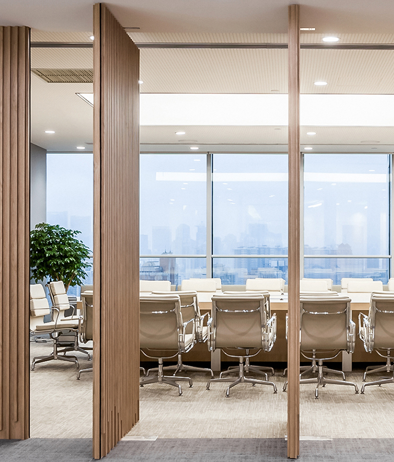 復(fù)星保德信辦公室裝修-前廳-移動端